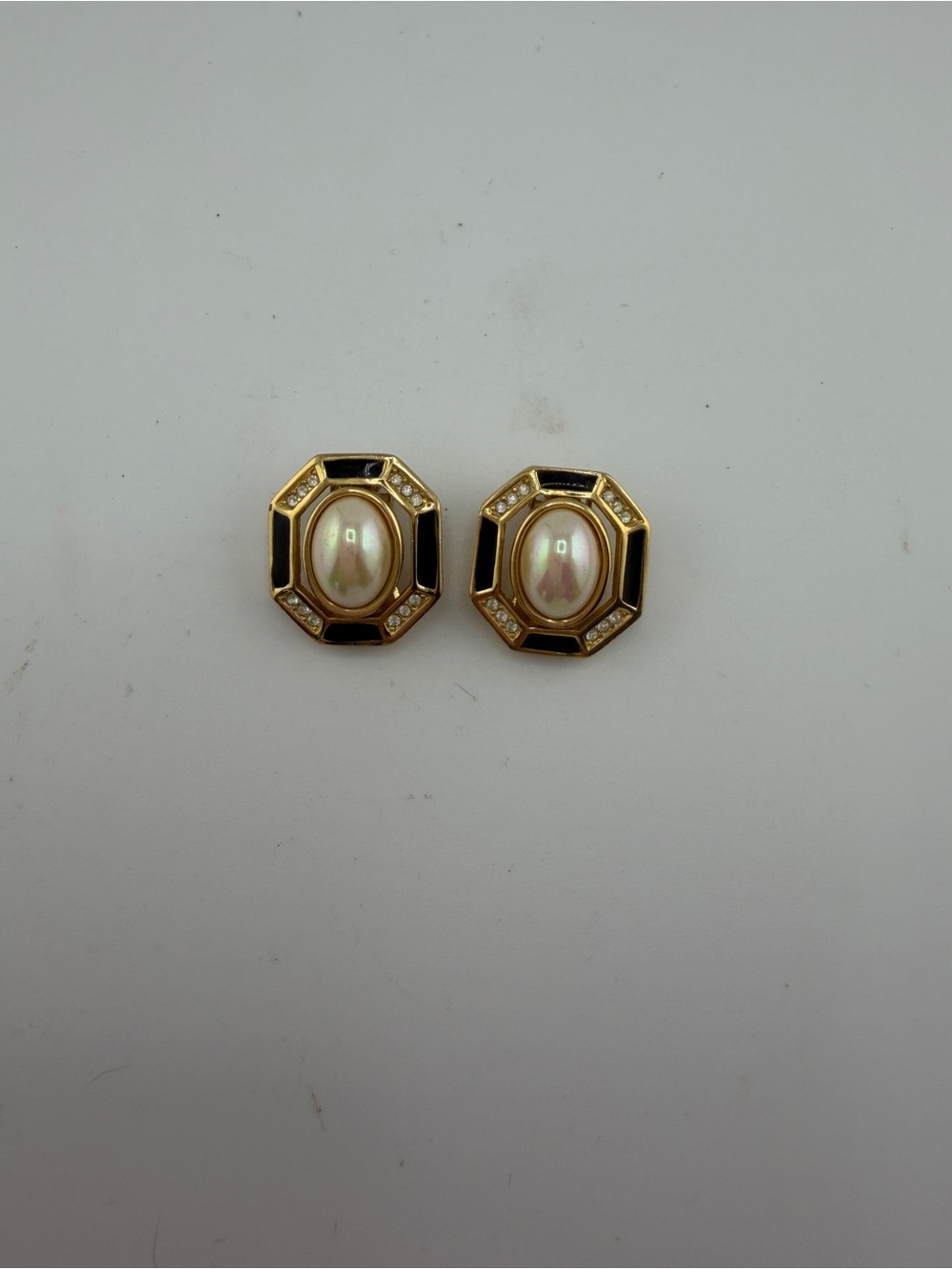 Vintage Christian Dior Art Deco Earrings - Picture 2 of 6